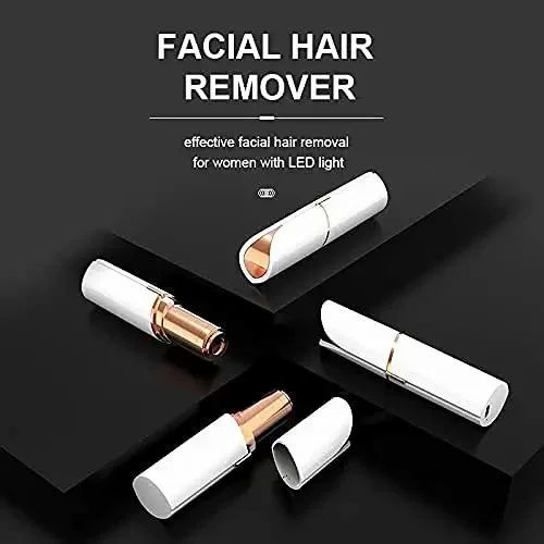 Painless Flawless Electric Facial Hair Remover (Rechargeable)