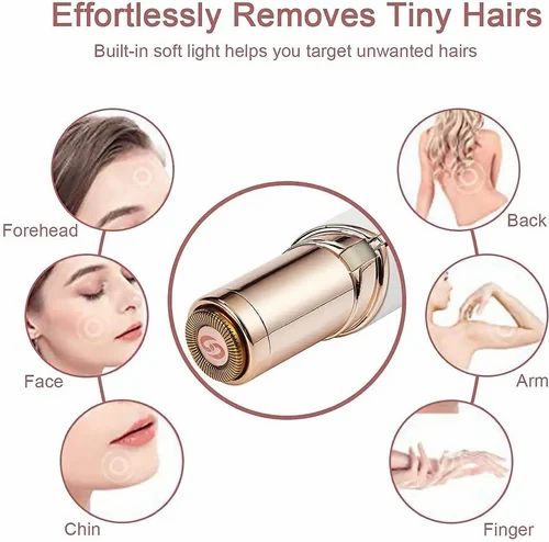 Painless Flawless Electric Facial Hair Remover (Rechargeable)