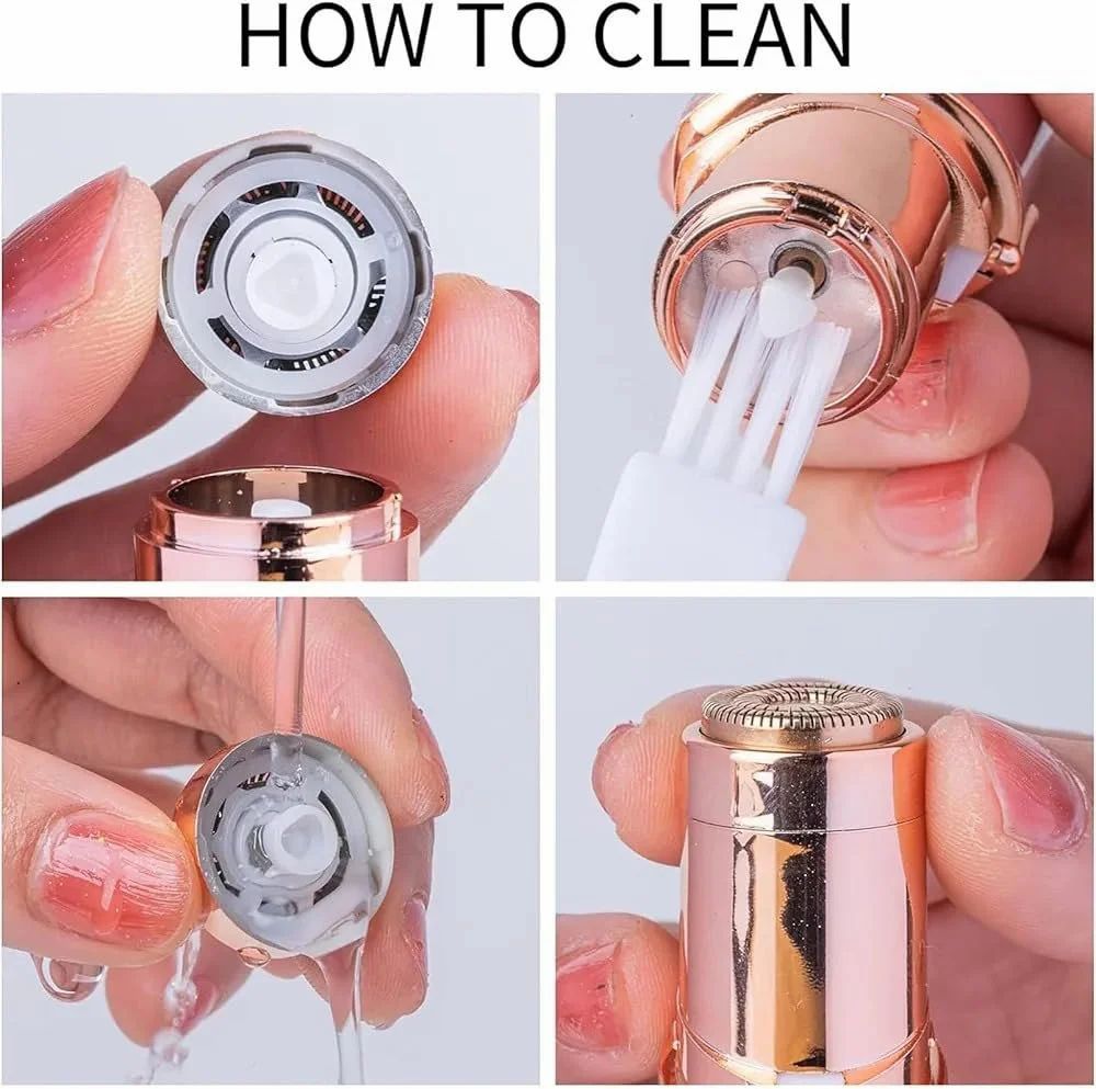 Painless Flawless Electric Facial Hair Remover (Rechargeable)